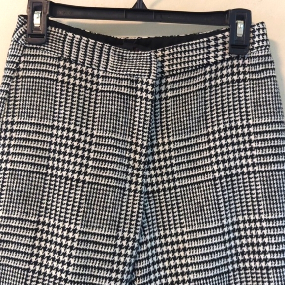 Dance & Marvel Black & White Houndstooth Fringed Pants - Picture 4 of 16